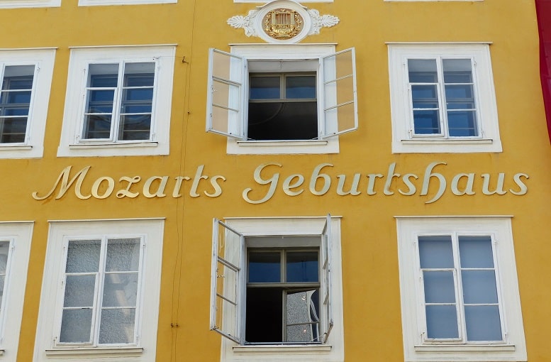 Geburtshaus Mozarts in Salzburg